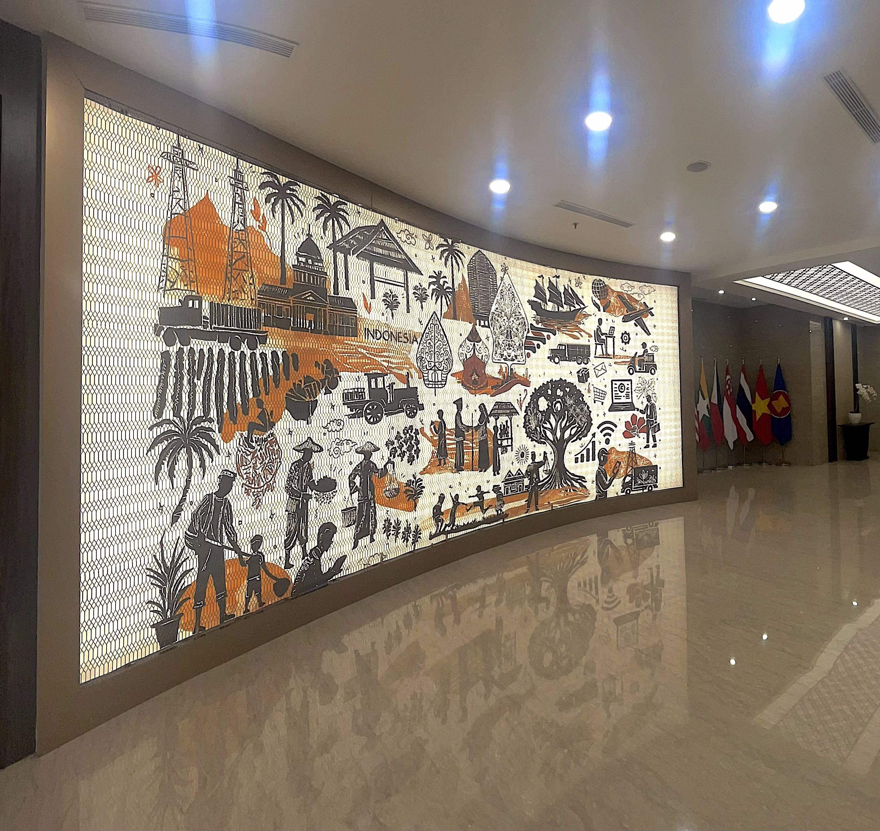 Stretch ceiling project